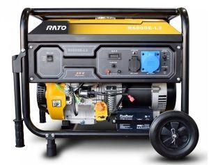 Бензиновый генератор RATO R6000E-L2W электростартер + колесный комплект  Бензиновый генератор RATO R6000E-L2W электростартер + колесный комплект  фото