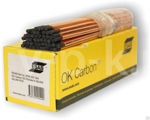 Электрод угольный ф10,0 мм ESAB OK Carbon (10х305) фото