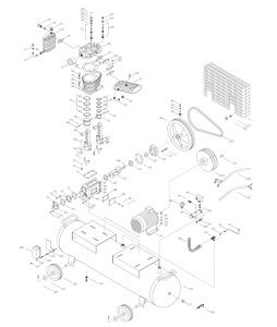 AIR FILTER FUBAG DCF-1700 500 СТ15 HS2105T001 фото