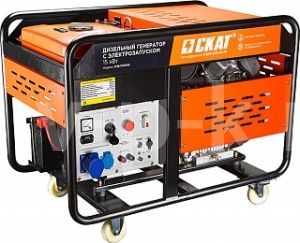 Дизельный генератор Скат УГД-15000E  стационарный Дизельный генератор Скат УГД-15000E  стационарный фото