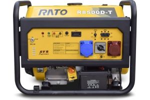 Бензиновый генератор RATO R8500D-T + колесный комплект  Бензиновый генератор RATO R8500D-T + колесный комплект  фото