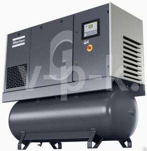 Винтовой компрессор Atlas Copco GA 5 8,5 P с ресивером фото