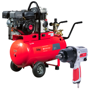 Поршневой компрессор Fubag BP 4500/100 передвижной фото