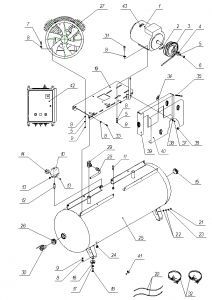 R 3141.00.00.400/500 Решетка в сборе для 500v90T фото