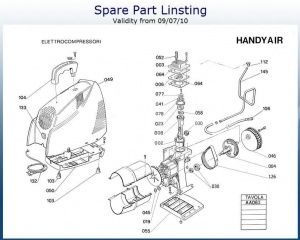CRANKSHAFT SP200 NT POLY V J4 FUBAG HANDY MASTER KIT A661202 фото
