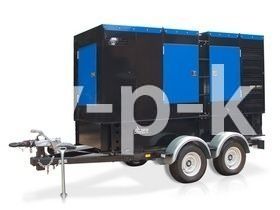 Дизельный генератор ТСС АД-100С-Т400-1РКМ19 в шумозащитном кожухе на прицепе с АВР  фото