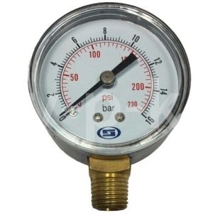 R 4141402500 Манометр D.63 мм, 1/4", 25 Bar для 500w115-16