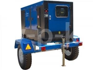 Дизельный генератор ТСС АД-60С-Т400-1РКМ5 в шумозащитном кожухе на прицепе Дизельный генератор ТСС АД-60С-Т400-1РКМ5 в шумозащитном кожухе на прицепе