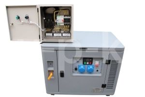 Дизельный генератор  LDG11000E-3 стартер в кожухе с АВР