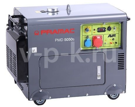 Дизельный генератор  PMD5050s, 400/230V, 50Hz, #AVR,  Battery EC
