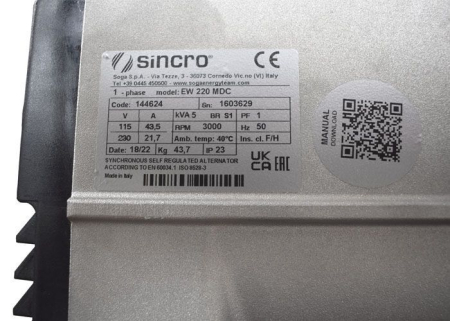 Дизельный генератор  192FAE-220MDC-B Дизельный генератор  192FAE-220MDC-B