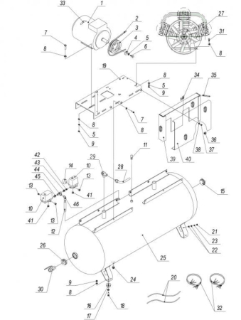 R 3106.00.00.500-01/600 Решетка в сборе для 500lb75ТБ