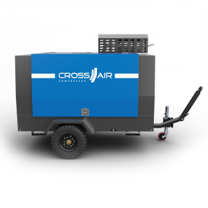 Винтовой компрессор CrossAir Borey65-10FZ дизельный передвижной фото