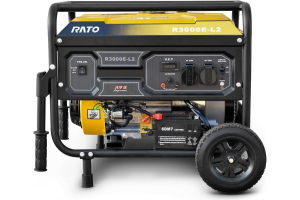 Бензиновый генератор RATO R3000E-L2W электростартер + колесный комплект  для дачи фото