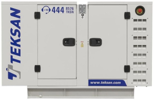Дизельный генератор TEKSAN TJ33PE5L в кожухе  фото