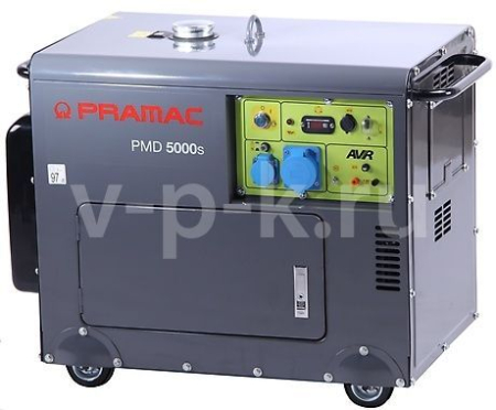Дизельный генератор  PMD5000s, 230V, 50Hz, #AVR,  Battery EC