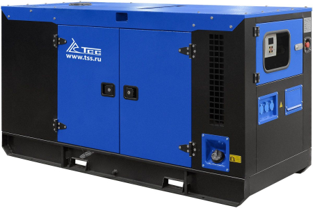Дизельный генератор ТСС АД-24С-Т400 в шумозащитном кожухе с АВР Дизельный генератор ТСС АД-24С-Т400 в шумозащитном кожухе с АВР