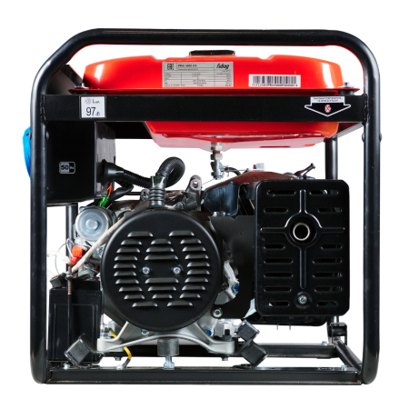 Бензиновый генератор  PRG 5000 ES генератор + Комплект колес и ручек для электростанций в ПОДАРОК