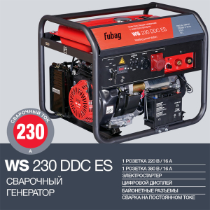 Бензиновый генератор Fubag WS 230 DDC ES 646248 фото