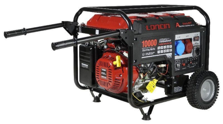 Бензиновый генератор  LC10000D-AS, 3-х фазный (с мощностью без ограничений при 1-но и 3-х фазном режиме) Бензиновый генератор  LC10000D-AS, 3-х фазный (с мощностью без ограничений при 1-но и 3-х фазном режиме)