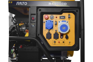 Бензиновый генератор RATO R19000D электростартер + колесный комплект  фото