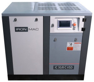 Винтовой компрессор IRONMAC IC 50/8 C VSD (IP23) масляный Винтовой компрессор IRONMAC IC 50/8 C VSD (IP23) масляный фото