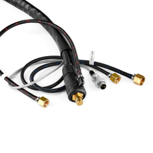  Горелка TIG TP 18 SUPER (ОКС 35-50, 2 pin, M12х1, 1/4G, 3/8G) 8м водяное охлаждение TBW1808-04 фото