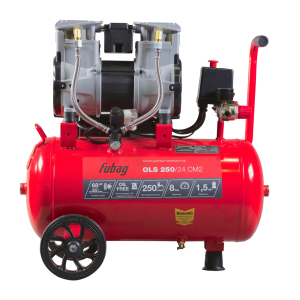 Поршневой компрессор Fubag OLS 250/24 CM2 + Пневмопистолет для накачки в ПОДАРОК 646070_110113 фото