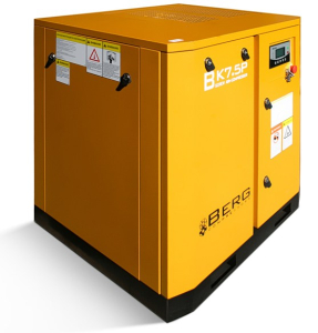 Винтовой компрессор Berg ВК-7.5Р-Е 10 (IP54) масляный с ременным приводом фото