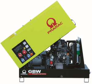Дизельный генератор PRAMAC GBW22P 1-фазный в кожухе  фото