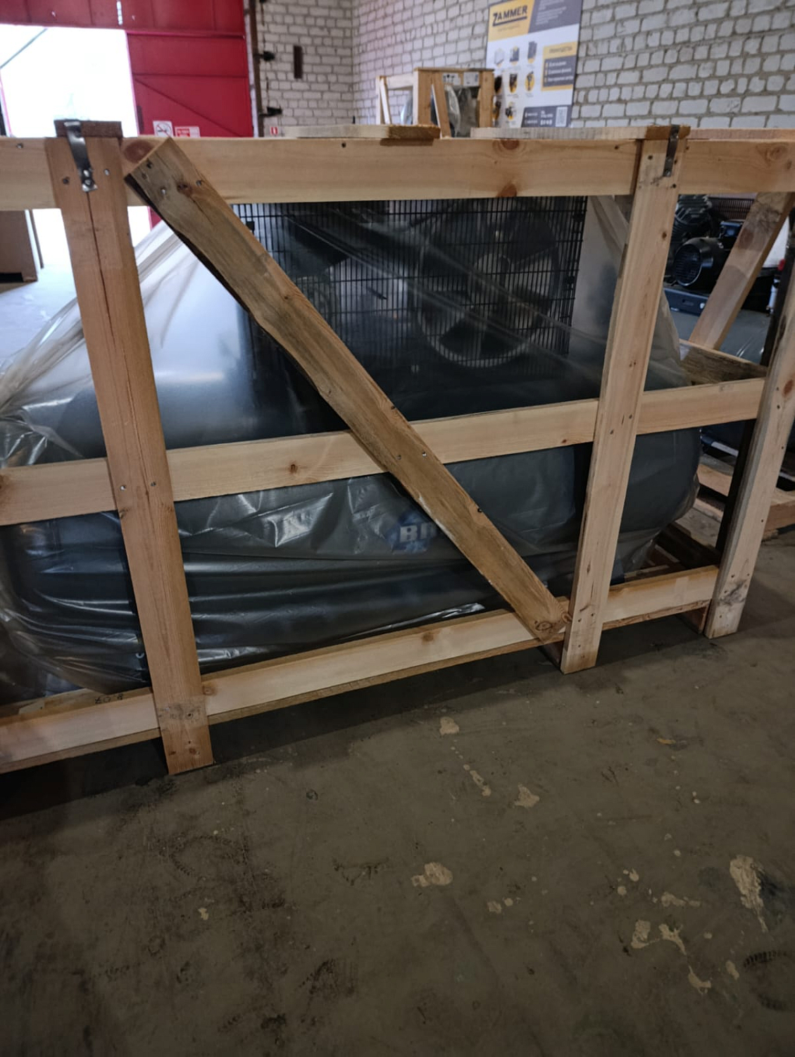 Отгрузка поршневого компрессора Remeza СБ4/Ф-500.LB75 в г. Волгоград