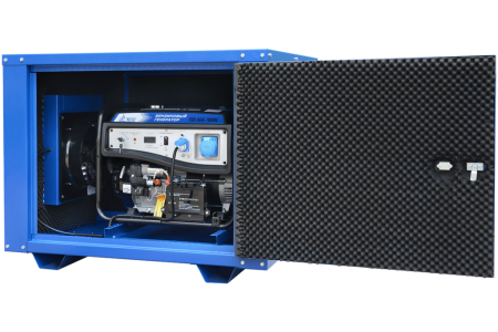 Бензиновый генератор  SGG 5000N в кожухе